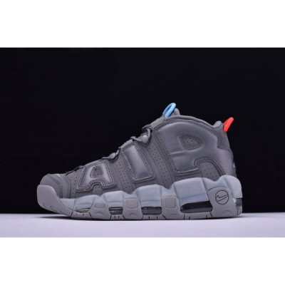 Nike Air More Uptempo Gri / Mavi / Kırmızı Koşu Ayakkabısı Türkiye - 83T68IH5